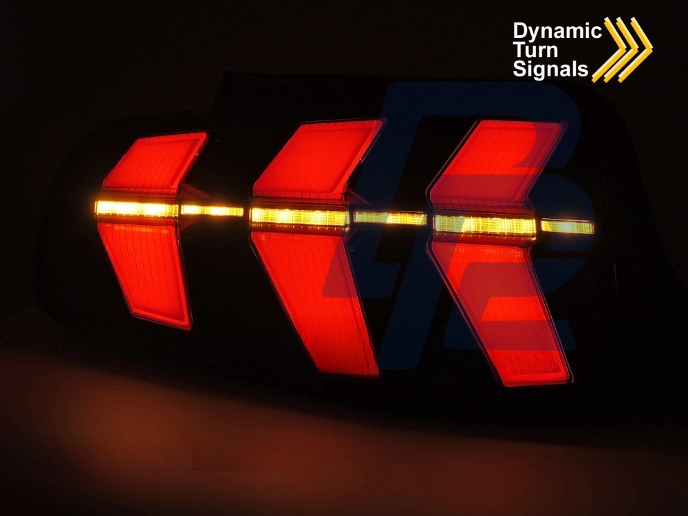 Tail Lights for Ford Mustang 2010–2013 Black LED - 6