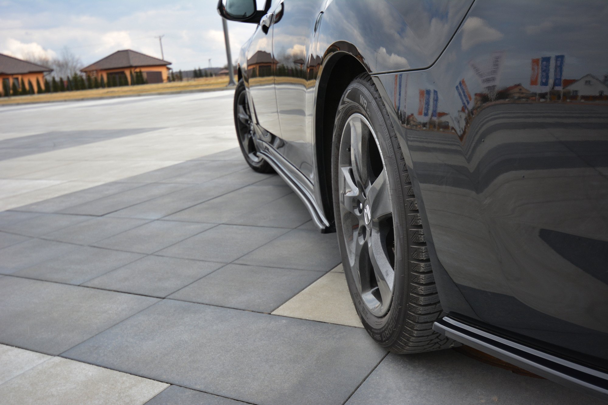 Rear Side Splitters Honda Accord MK8 (Cu-series) Pre-facelift Sedan (2008-2011) - 2