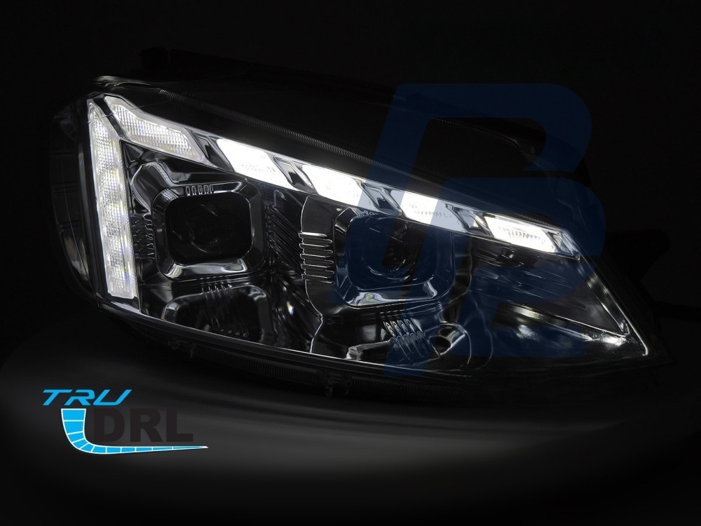 Headlights Light Chrome LED DRL Sequential W/Welcome for VW Golf 7 2017–2019 - 2