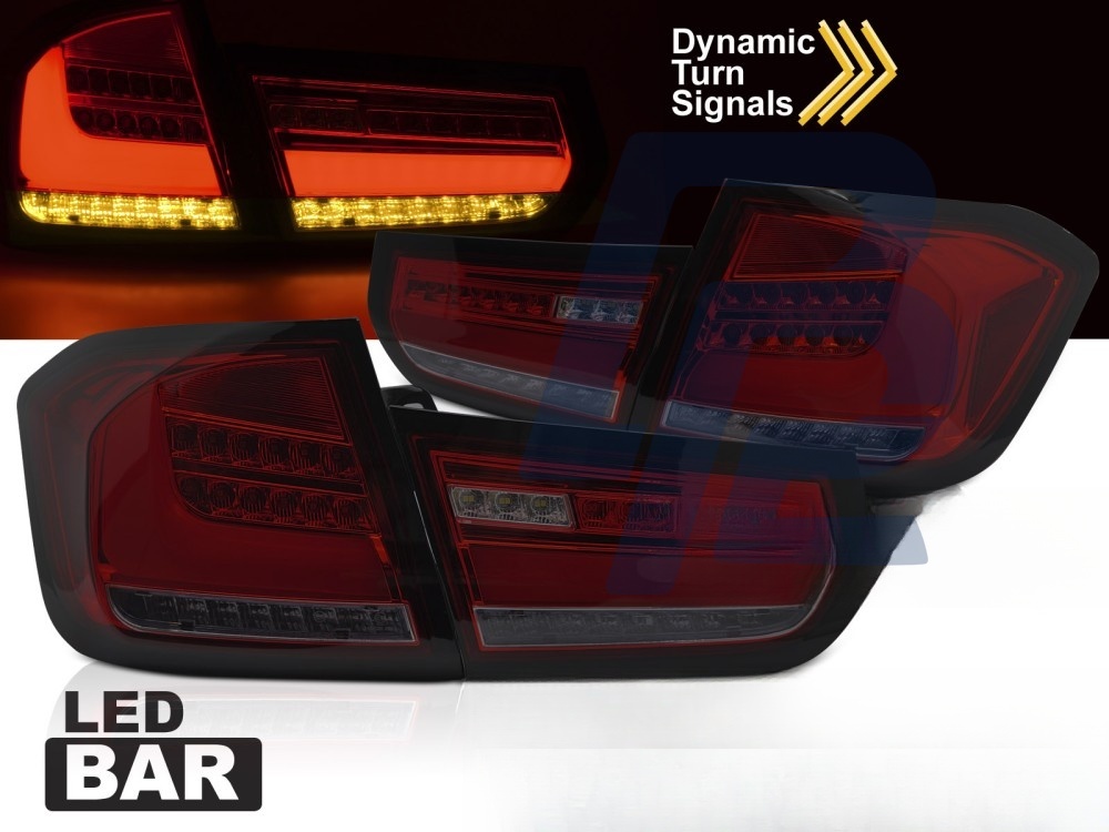 LED Bar Tail Lights Red/Smoked Sequential for BMW F30 2011–2015 - 2