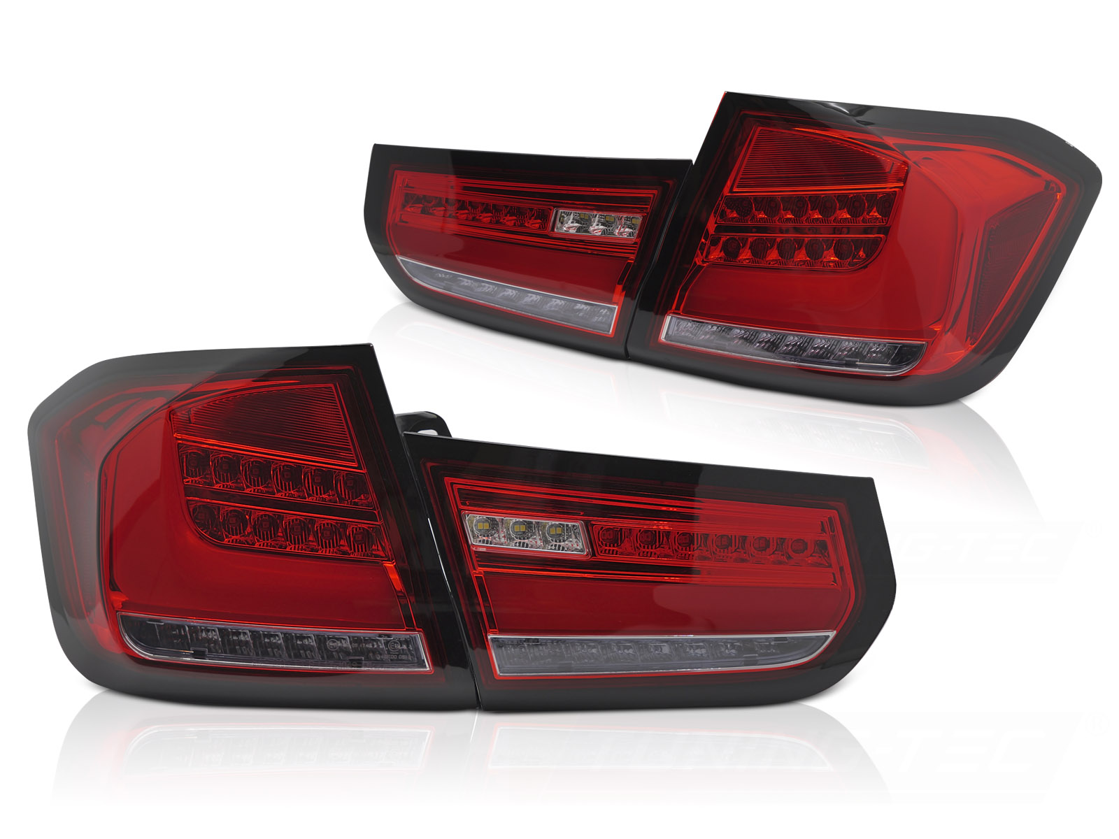 LED Bar Tail Lights Red Sequential for BMW F30 2011–2015