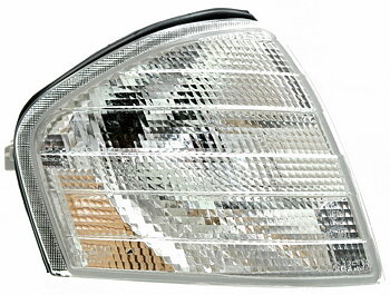 MERCEDES W202 93-00 WHITE FRONT SIGNAL LIGHTS