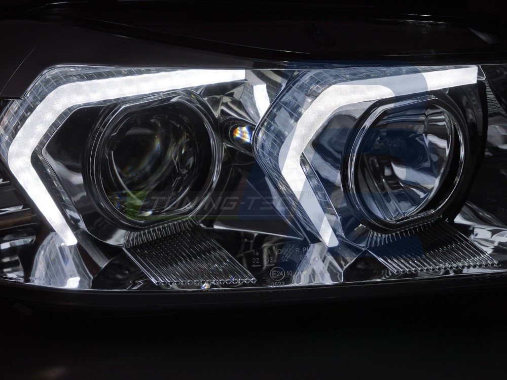 Headlights LED Chrome for BMW E90/E91 2005–2008 - 6