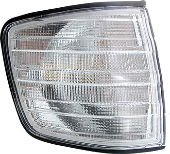 MERCEDES W126 80-91 2D WHITE FRONT SIGNAL LIGHTS