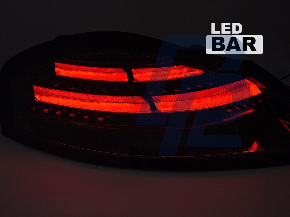 LED Bar Tail Lights Smoked Sequential for Porsche Boxster 986 1996–2004 - 3