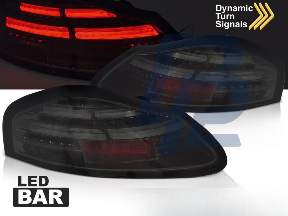LED Bar Tail Lights Smoked Sequential for Porsche Boxster 986 1996–2004 - 2