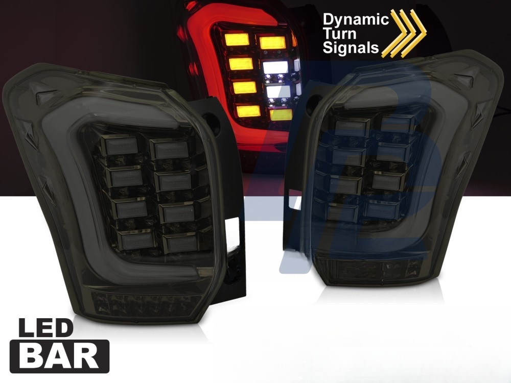 LED Bar Tail Lights Deep Smoked for Subaru Forester IV 2013–2018 - 5