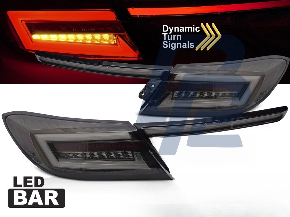 LED Bar Tail Lights Gold Smoked Sequential for Toyota GR86 2021– - 2