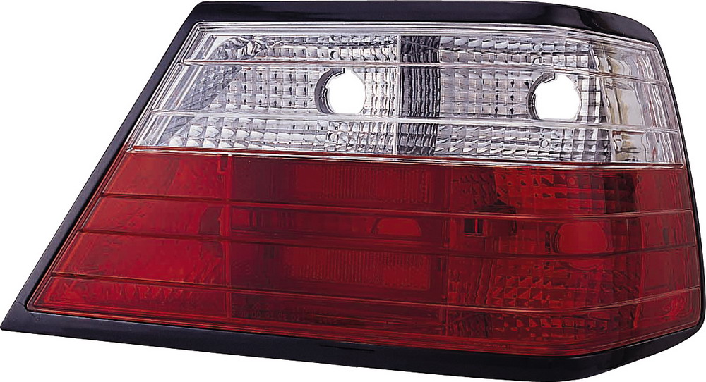 MERCEDES W124 85-96 KRISTAL KLARA/RÖDA BAKLAMPOR