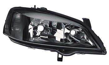 OPEL ASTRA G 98+ BLACK/CLEAR HEADLIGHTS