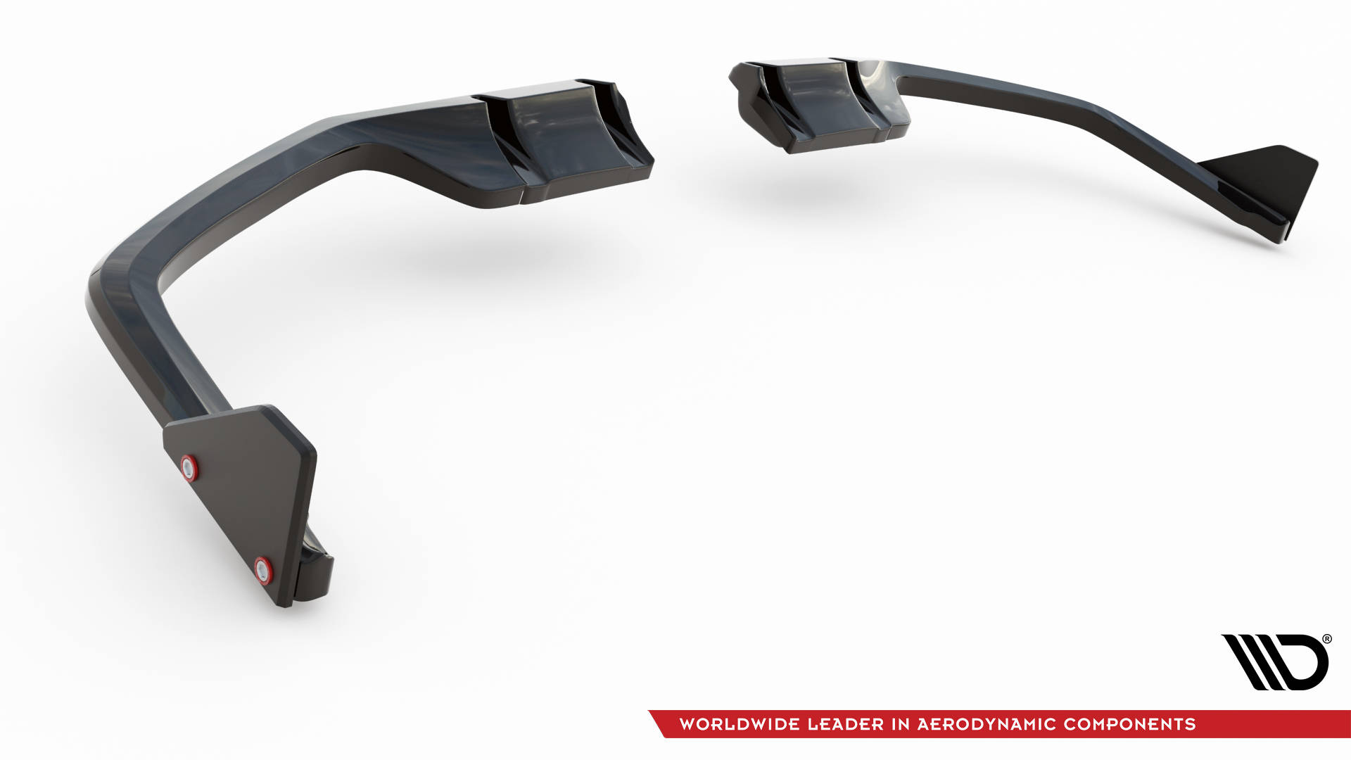 Central Rear Splitter (Vertical Bars) + Flaps Honda Civic Sport Mk 10 - 7