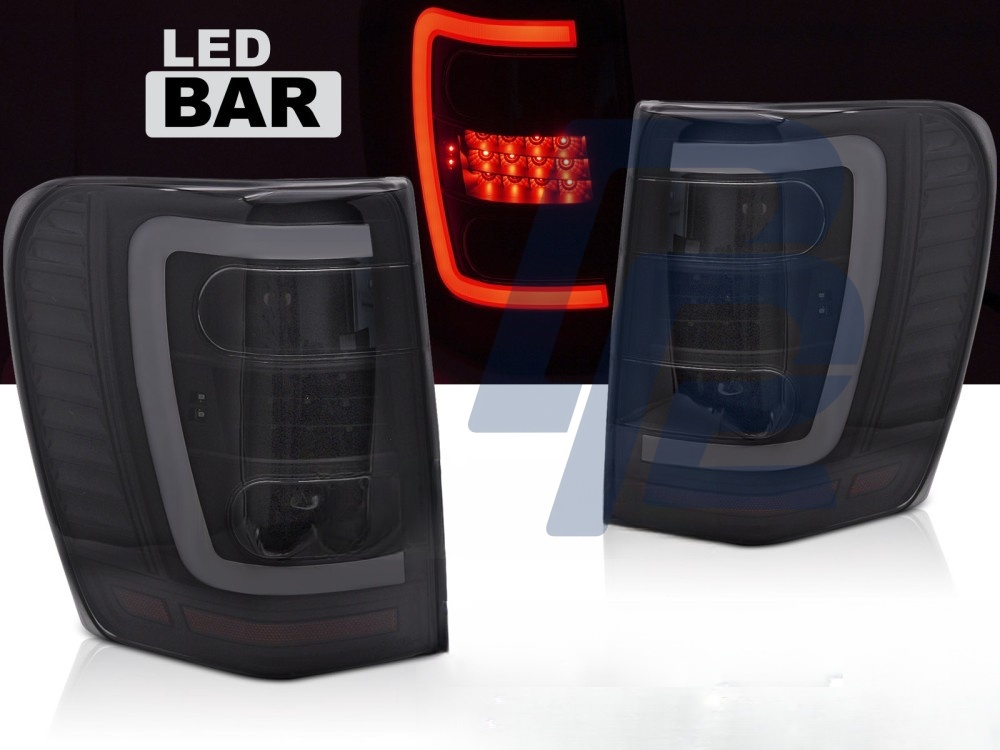 Tail Lights for Jeep Grand Cherokee 99-05.05 Black/Smoked LED - 3