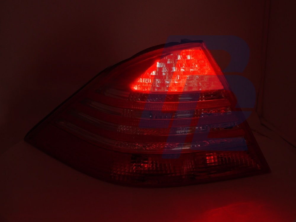 LED Tail Lights Red/Clear for Mercedes W220 S-Class 1998–2005 - 3