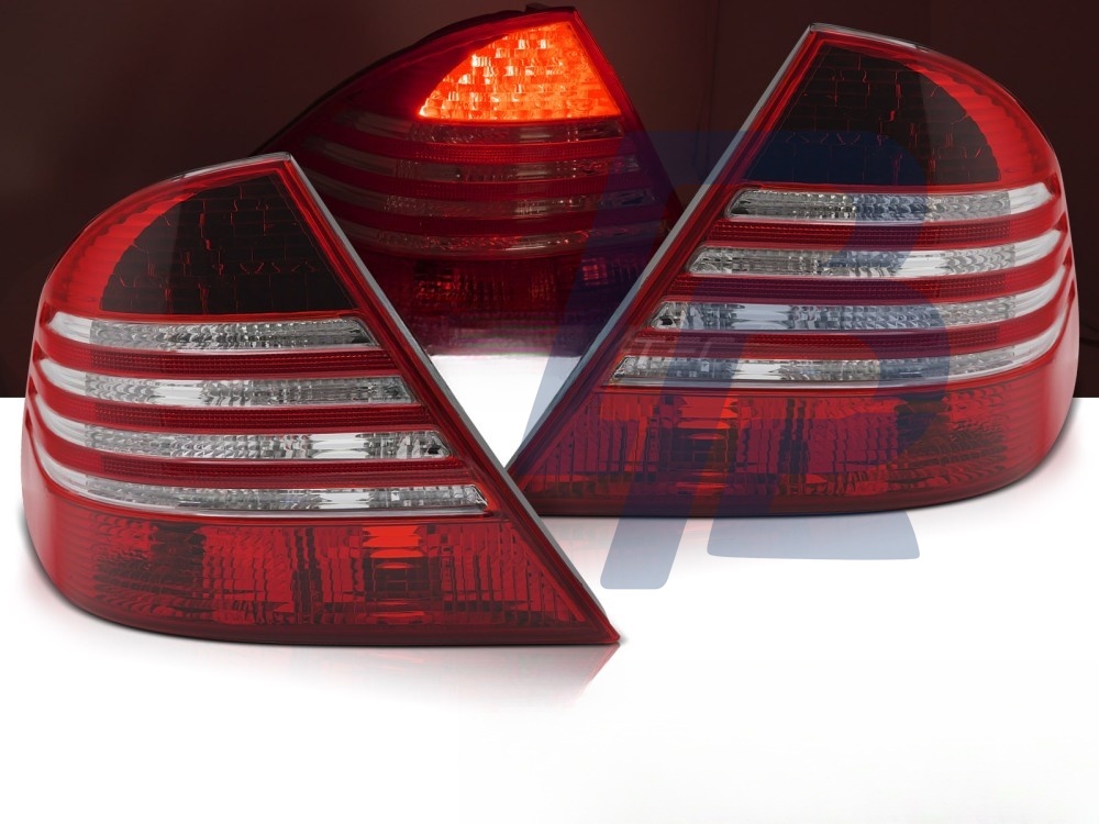 LED Tail Lights Red/Clear for Mercedes W220 S-Class 1998–2005 - 4