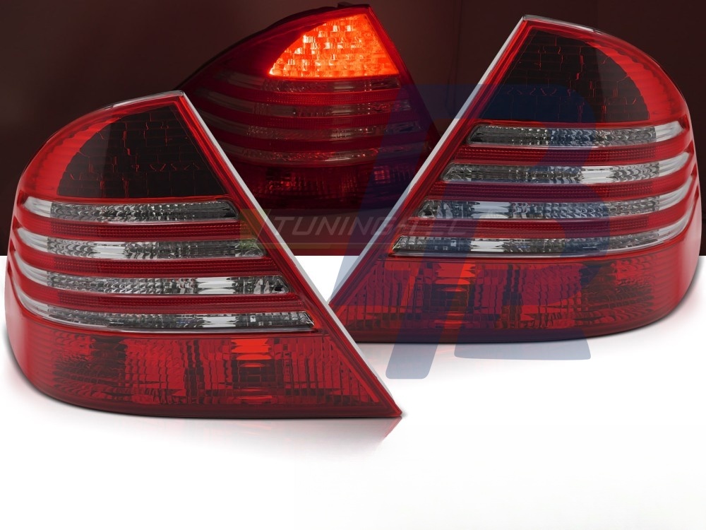 LED Tail Lights Red Light Smoked for Mercedes W220 S-Class 09.1998–05.2005 - 3