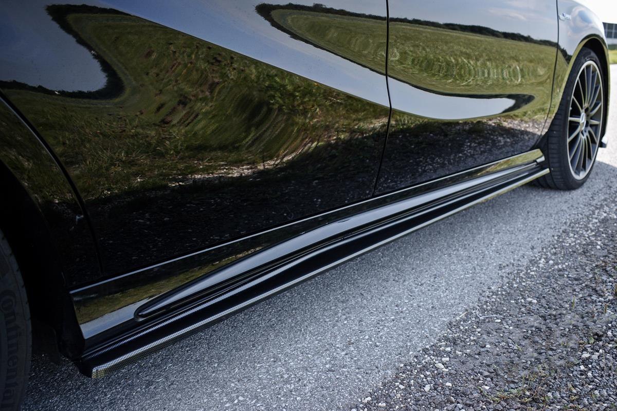 SIDE SKIRTS DIFFUSERS MERCEDES A W176 AMG FACELIFT - 3