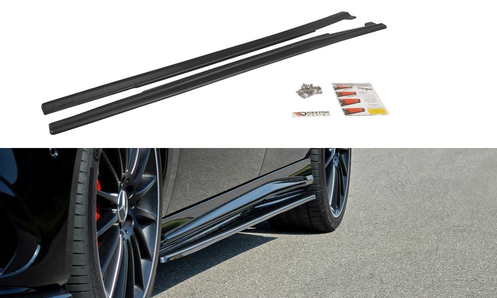 SIDE SKIRTS DIFFUSERS MERCEDES A W176 AMG FACELIFT