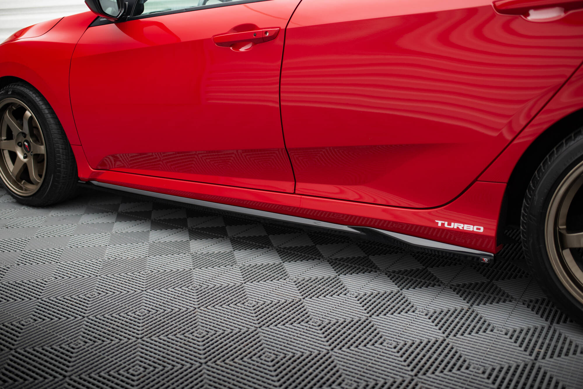 Side Skirts Diffusers Honda Civic SI Mk10 - 3