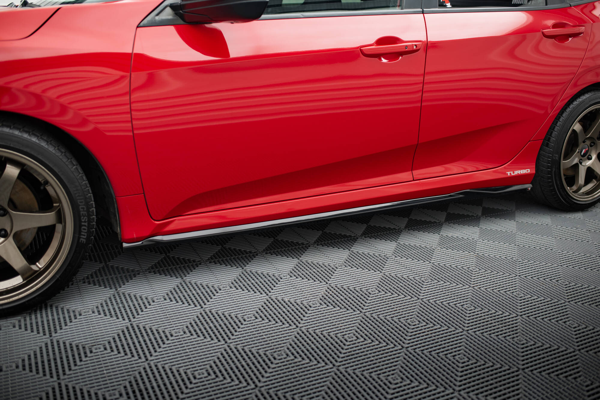Side Skirts Diffusers Honda Civic SI Mk10 - 2