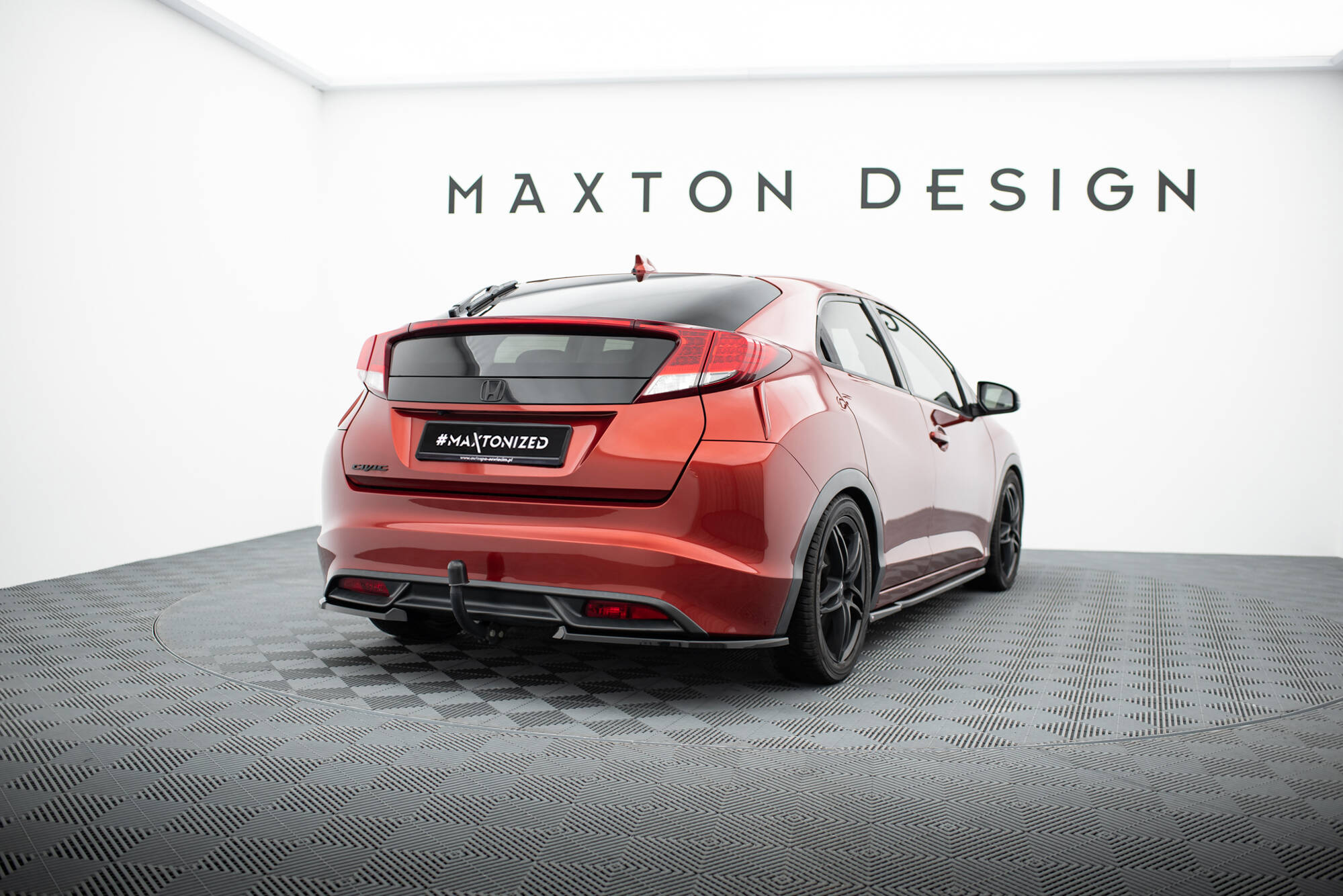 Rear Side Splitters Honda Civic Hatchback Mk9 - 3