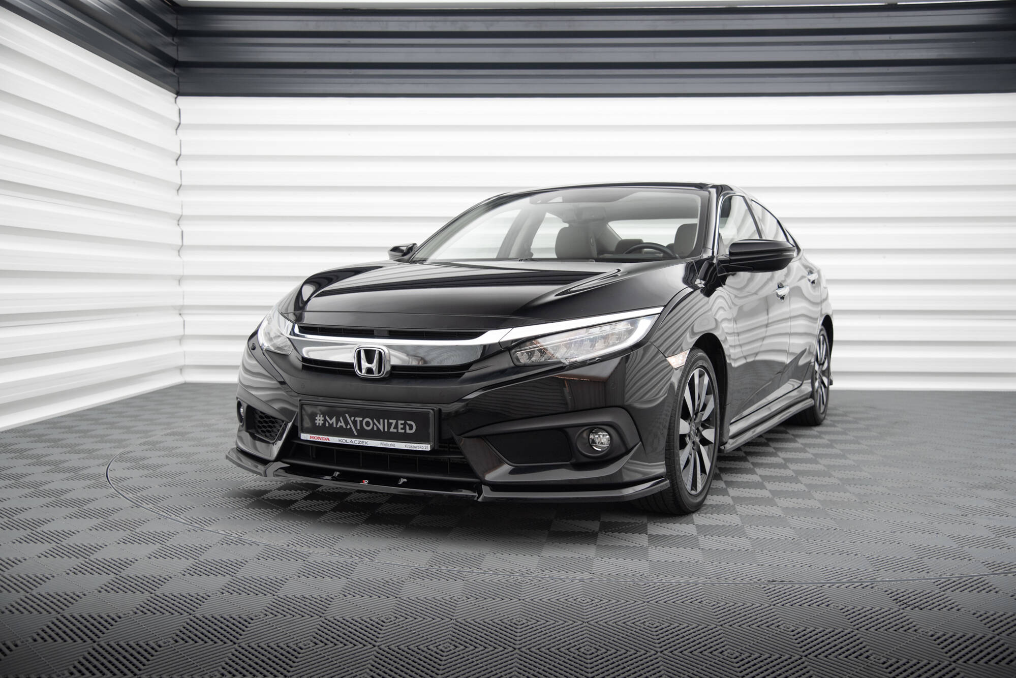 Front Splitter V.1 Honda Civic Mk10 - 3