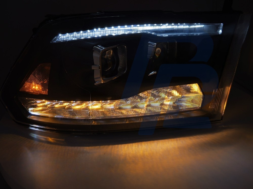 Headlights for Dodge Ram 2009–2018 Double Black - 2