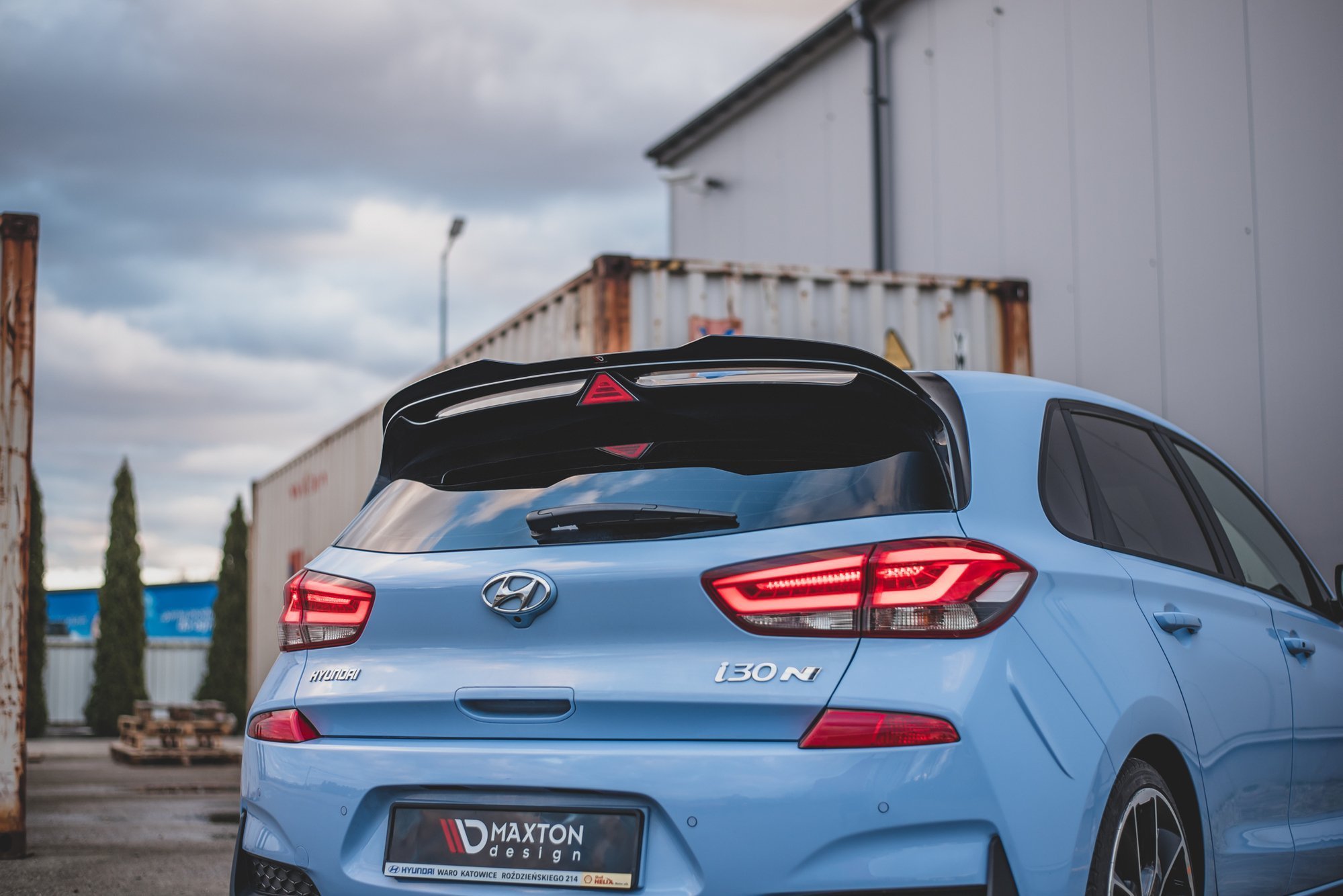 Spoiler Extension V2 Hyundai I30 N MK3 / MK3 FL Hatchback (2017-) - 2