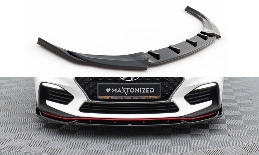 Front Splitter V.5 Hyundai I30 N Mk3 Hatchback / Fastback