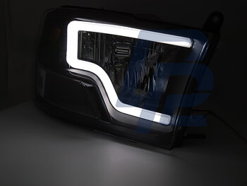 STRÅLKASTARE DODGE RAM 2009-2018 TUBE LIGHT SVART