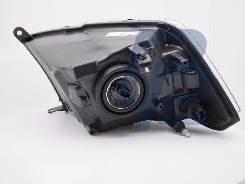 Headlights for Dodge Ram 2009–2018 Tube Light Black - 3