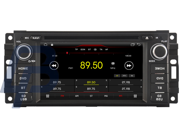 6.2" CHRYSLER JEEP DODGE MODELLANPASSAD ANDROID HUVUDENHET - 3