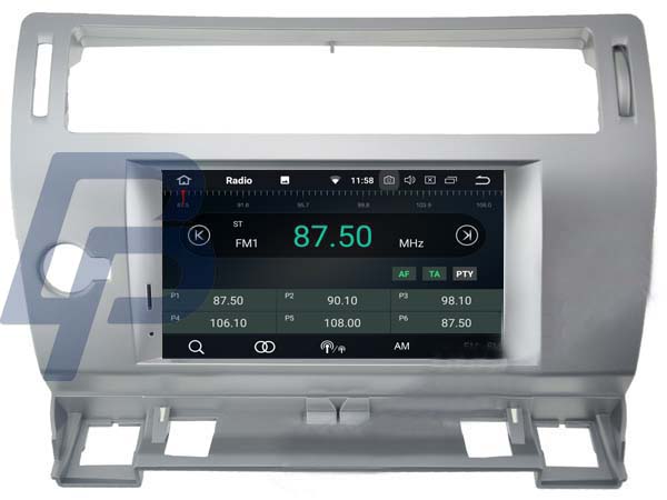 7" CITROEN C4 ANDROID HEADUNIT - 3