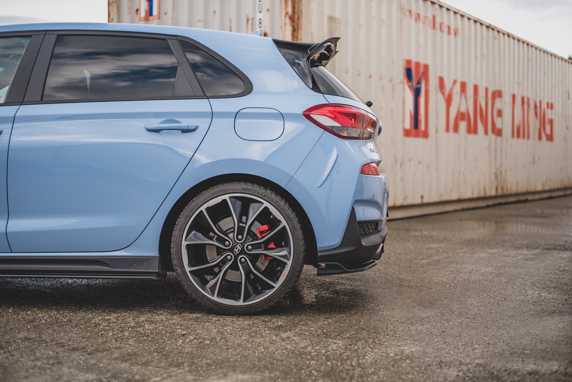 Rear Side Splitters V.3 Hyundai I30 N MK3 Hatchback (2017-2020) - 2