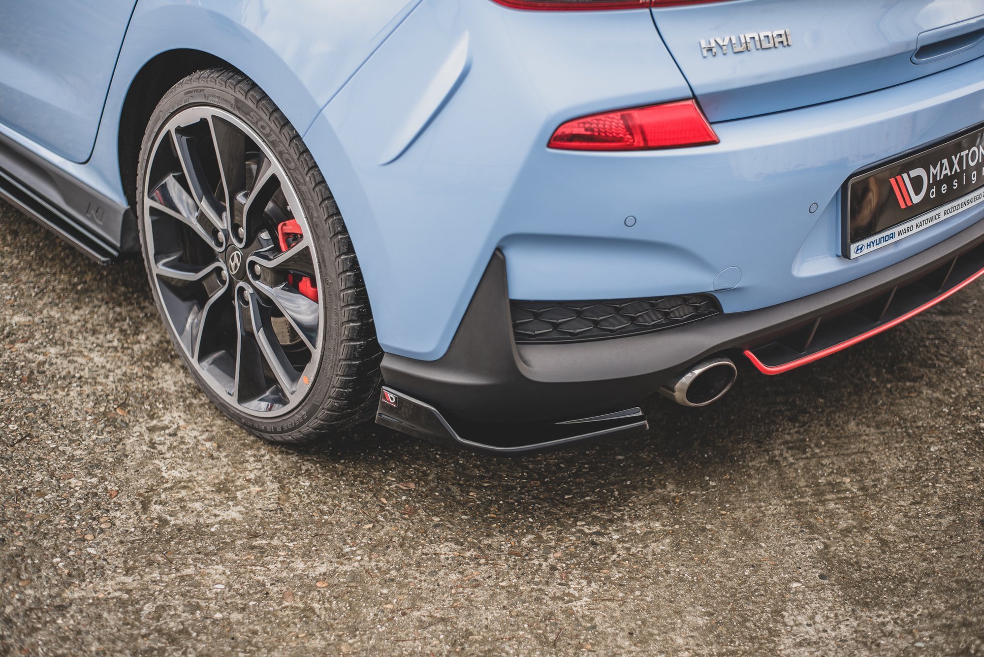 Rear Side Splitters V.3 Hyundai I30 N MK3 Hatchback (2017-2020) - 3