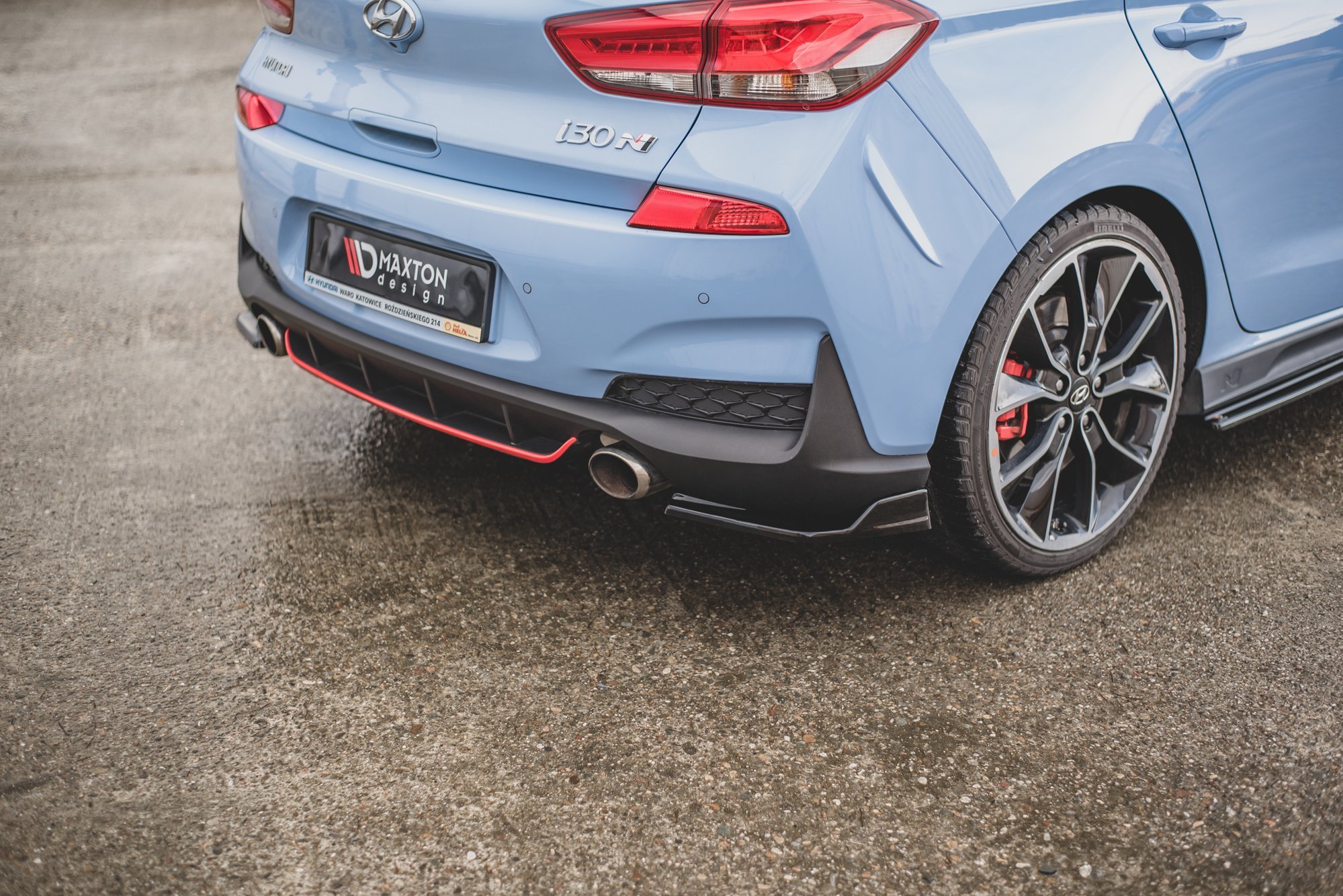 Rear Side Splitters V.3 Hyundai I30 N MK3 Hatchback (2017-2020) - 5