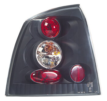OPEL ASTRA G 3/5D 98+ BLACK TAILLIGHTS