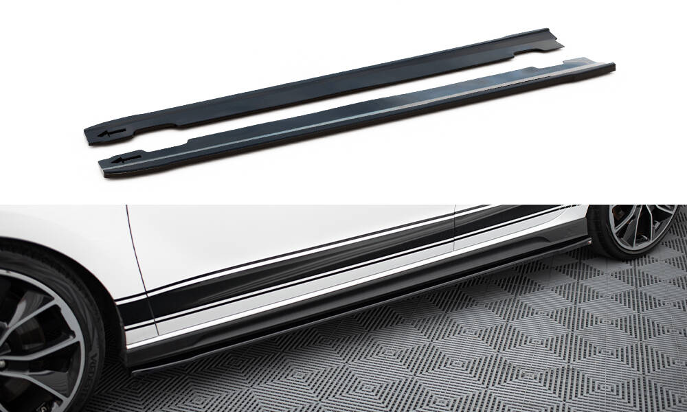 Side Skirts Diffusers V.4 Hyundai I30 N Mk3 / Mk3 FL Hatchback / Fastback