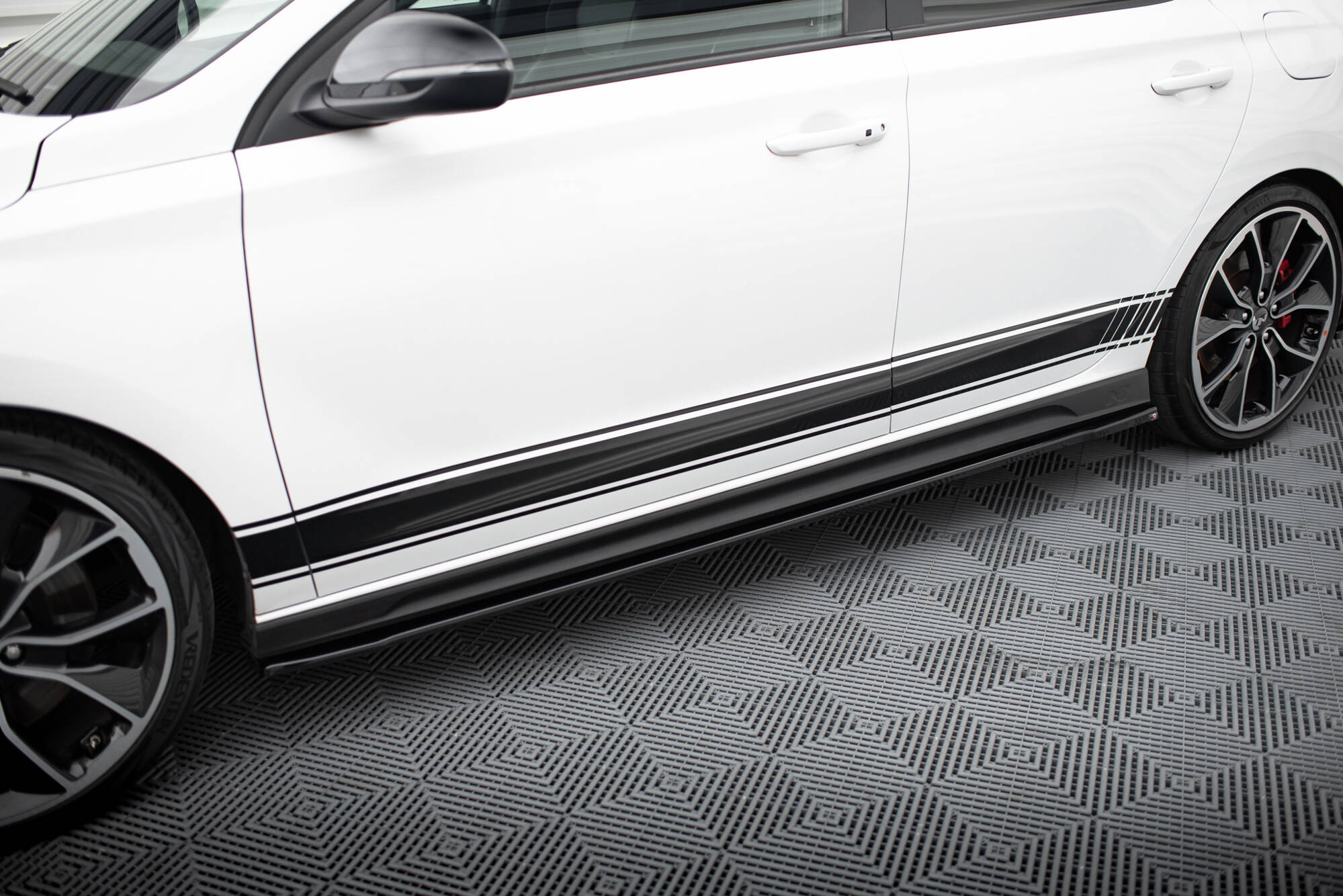 Side Skirts Diffusers V.4 Hyundai I30 N Mk3 / Mk3 FL Hatchback / Fastback - 3
