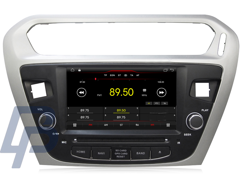 7" CITROEN ELYSEE/PEUGEOT 301 MODELLANPASSAD ANDROID HUVUDENHET - 2