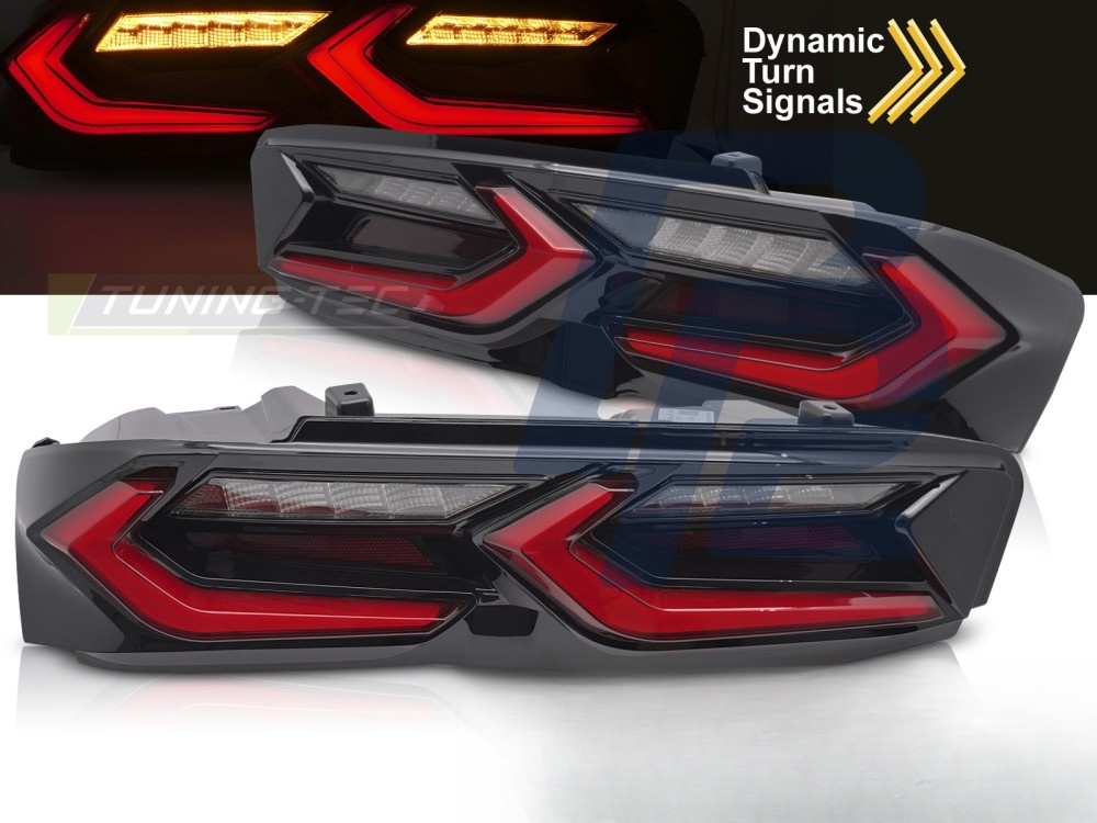 LED Tail Lights Red Black for Chevrolet Camaro 2019–2023 - 5