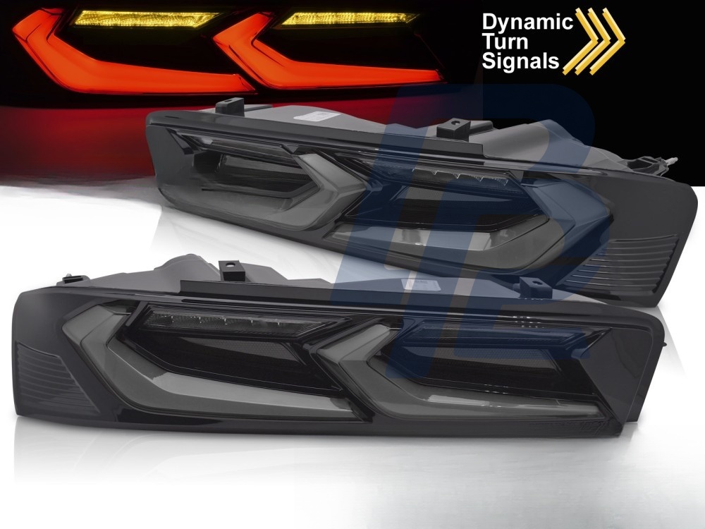 LED Tail Lights Smoked Black for Chevrolet Camaro 2016–2018 - 6