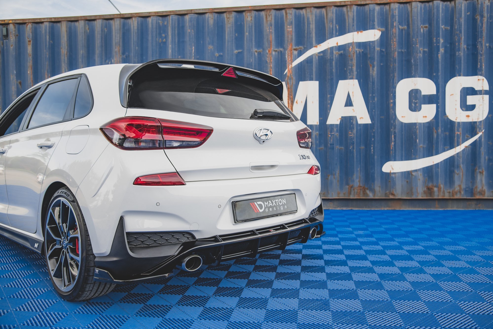 Rear Side Splitters V4 Hyundai I30 N MK3 Hatchback (2017-2020) - 4