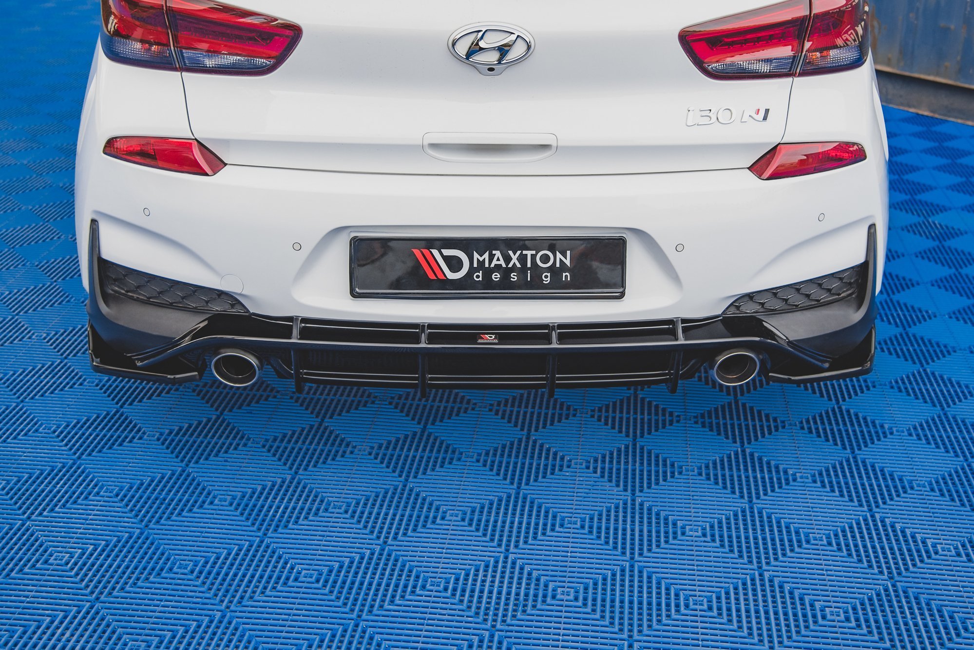 Rear Side Splitters V4 Hyundai I30 N MK3 Hatchback (2017-2020) - 5
