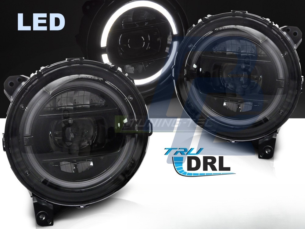 LED Headlights DRL for Jeep Wrangler JL2018–2023 - 3