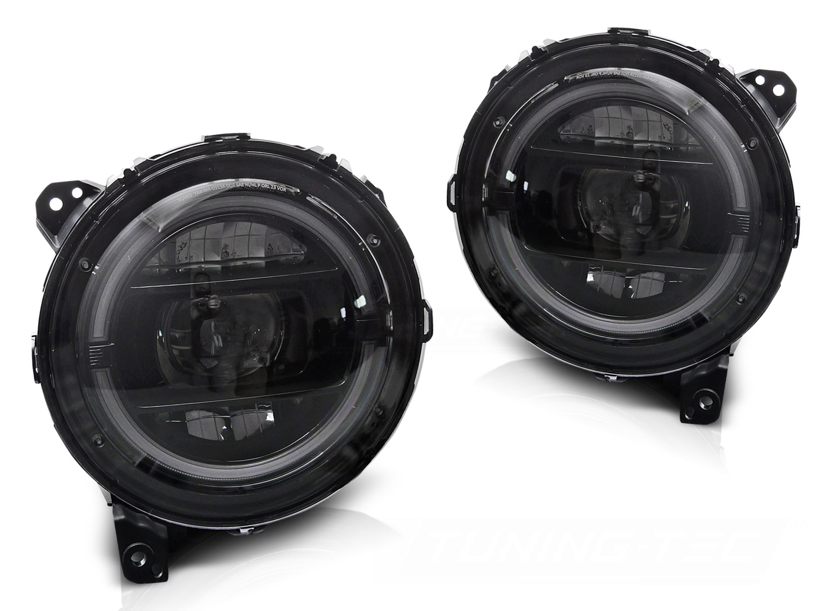LED-STRÅLKASTARE DRL TILL JEEP WRANGLER JL 2018-2023