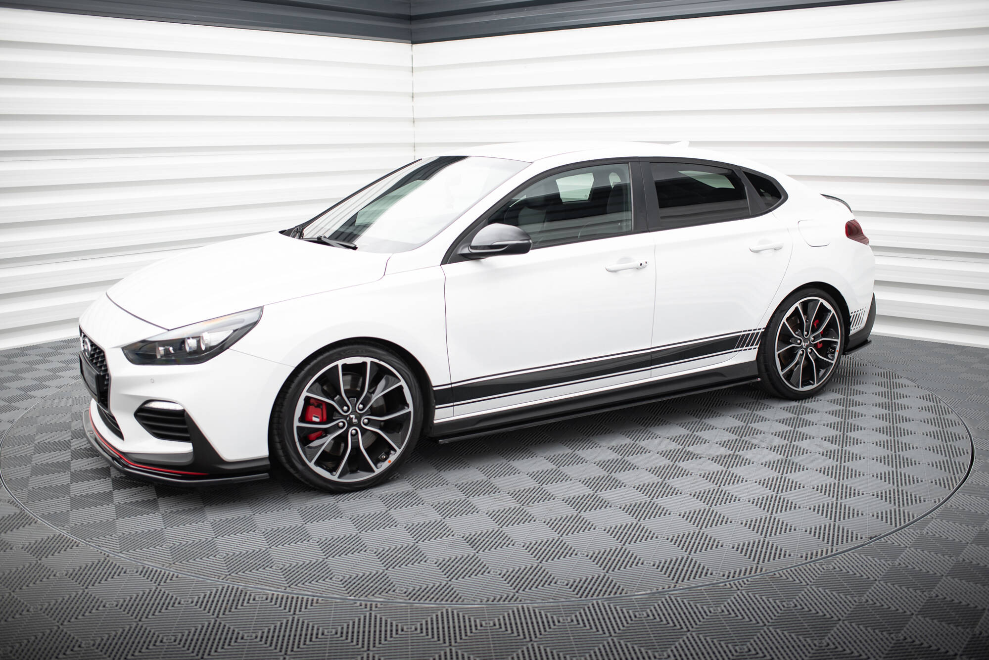 Side Skirts Diffusers V.1 Hyundai I30 N Mk3 Hatchback / Fastback - 2