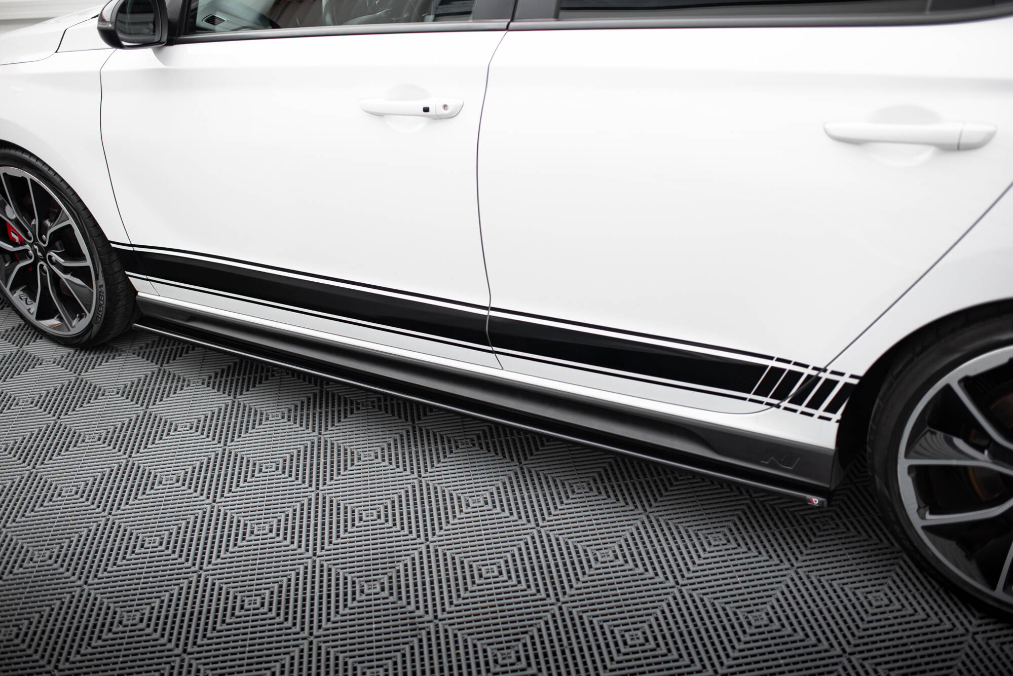 Side Skirts Diffusers V.1 Hyundai I30 N Mk3 Hatchback / Fastback - 4