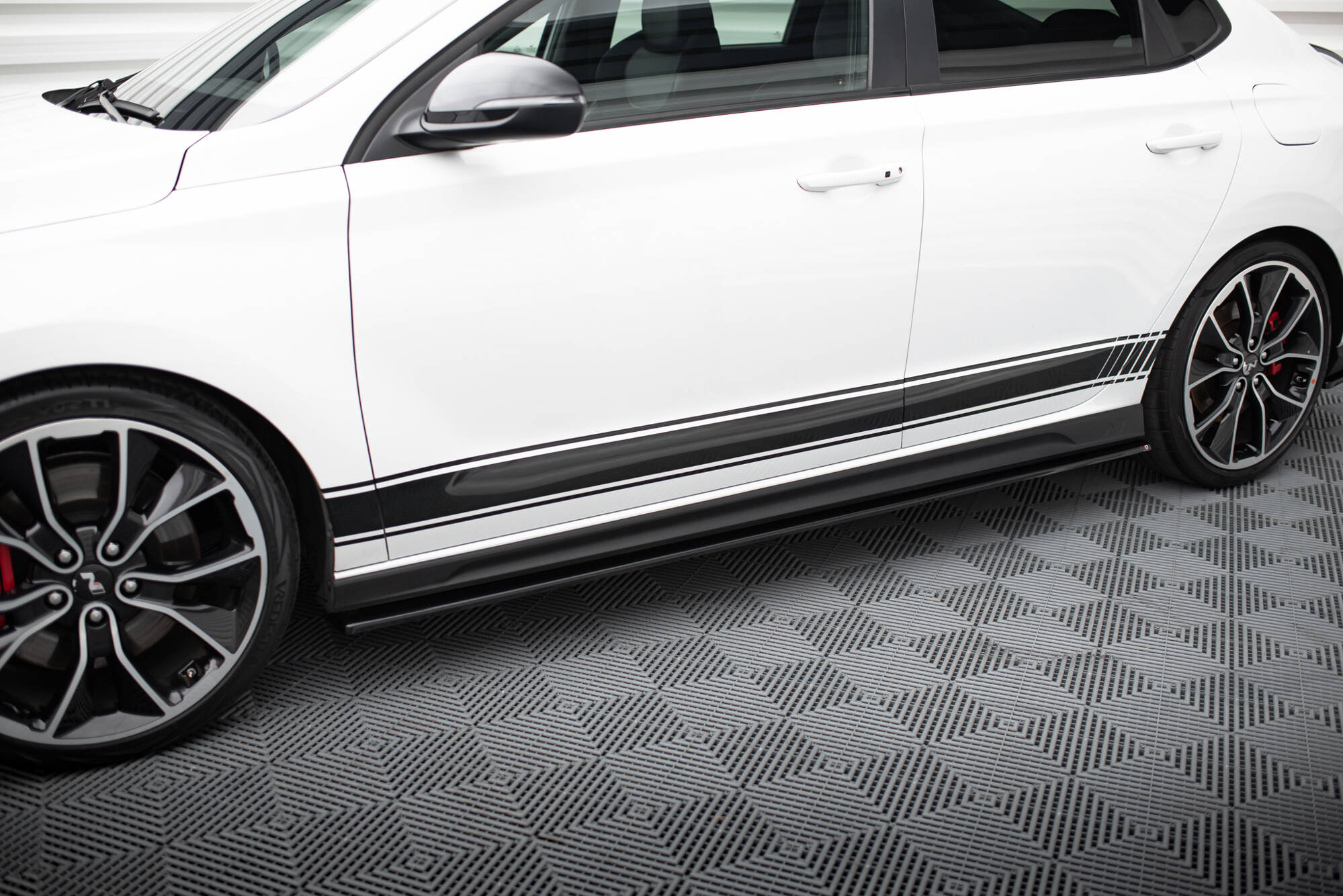 Side Skirts Diffusers V.1 Hyundai I30 N Mk3 Hatchback / Fastback - 3
