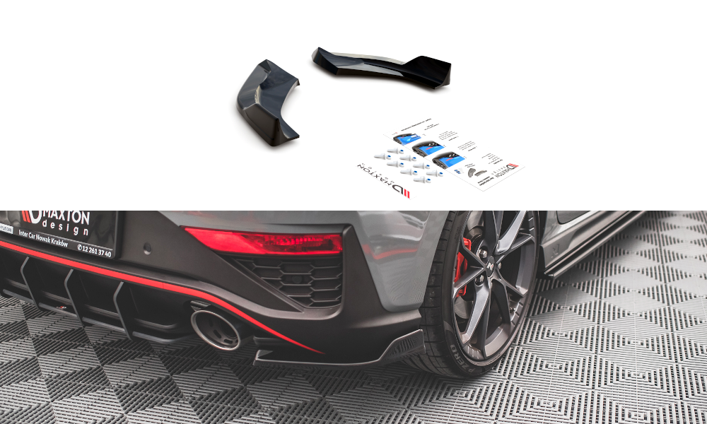 Rear Side Splitters V.3 Hyundai I30 N Hatchback Mk3 Facelift (2020-)