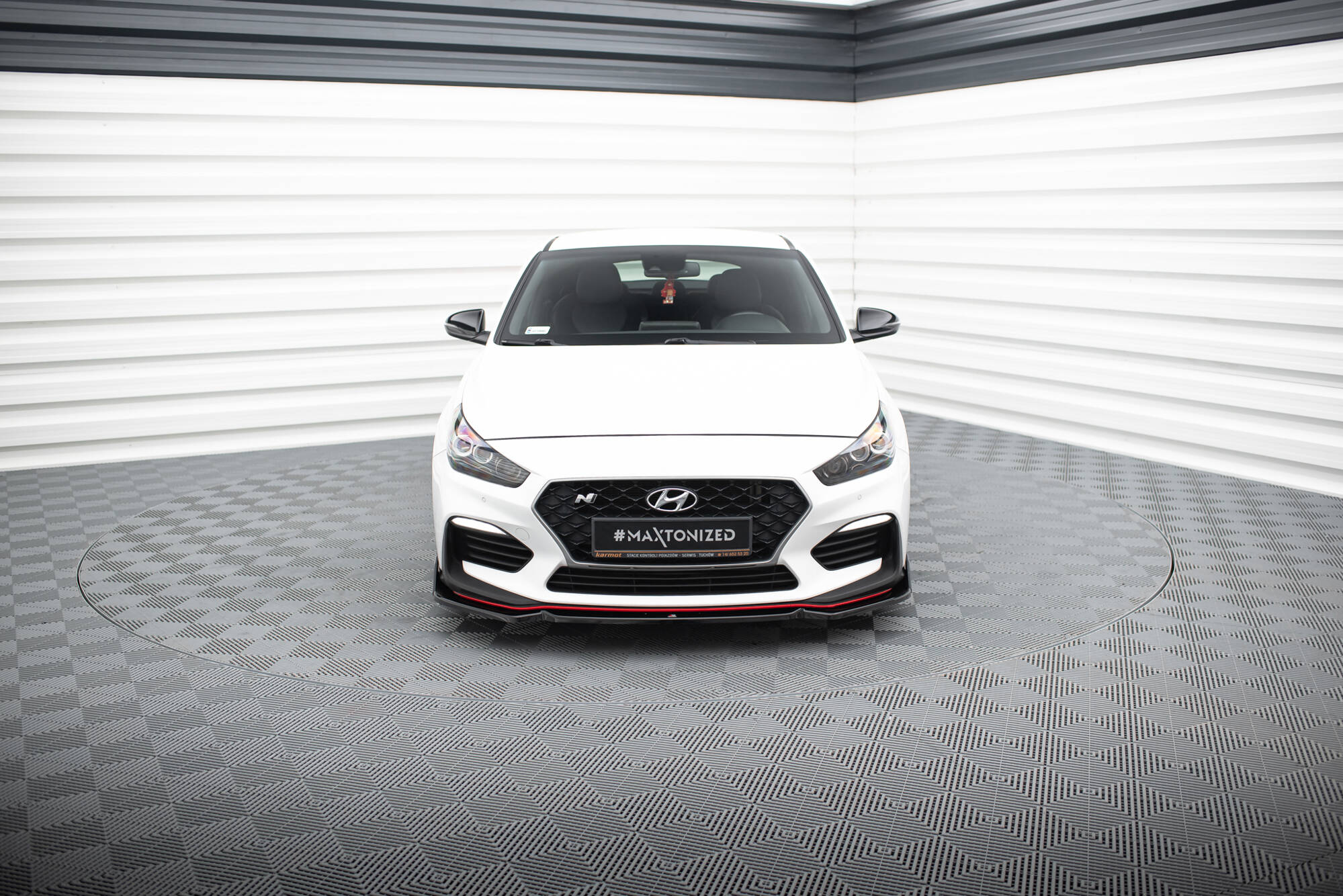 Front Splitter V.6 + Flaps Hyundai I30 N Mk3 Hatchback / Fastback - 2
